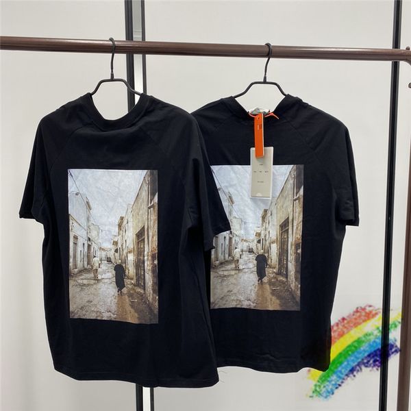 

t shirts 2021ss song for the mute t-shirt vintage men women t shirt 1:1 quality oil painting printing tee, White;black