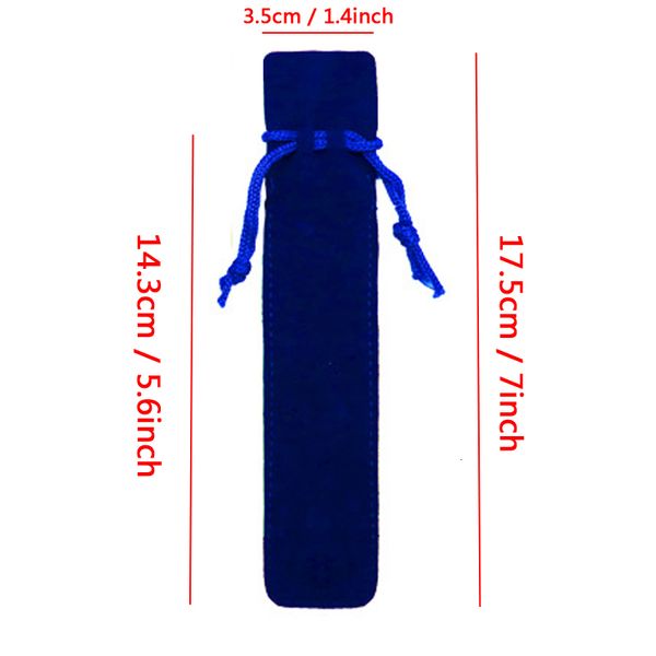 

multi-color single fountain s handcrafted flannel cil bag marker pen holder storage sleeve cosmetic pouch aaf2698