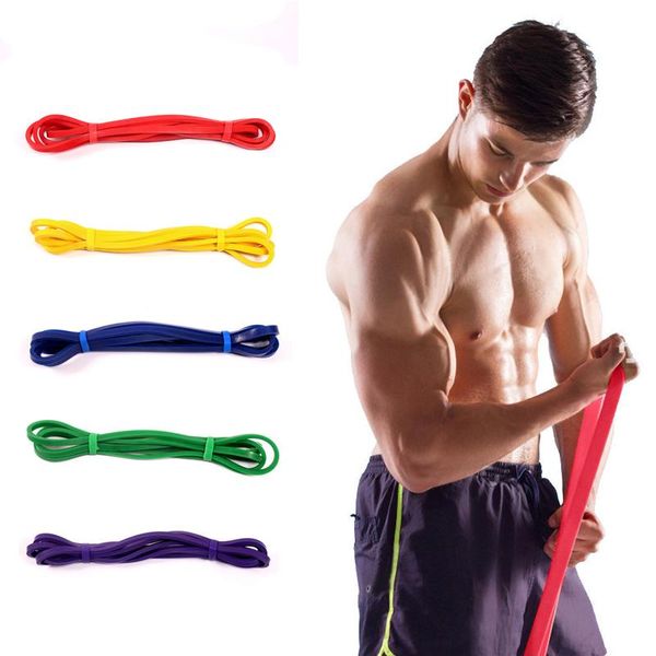 

resistance band exercise elastic workout ruber loop crossfit strength pilates fitness equipment training expander bands