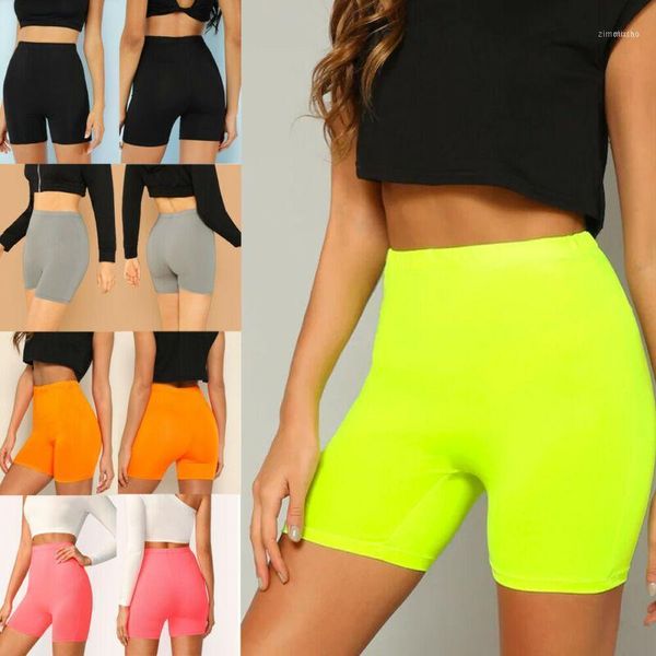 YOGA Kıyafetler kadın fitness bisiklet şort yumuşak streç tozluk pamuk spandex egzersiz toptan