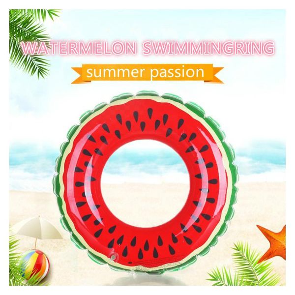 

60/70/80cm creative summer children watermelon swimming ring outdoor supplies inflatable pool float floats & tubes