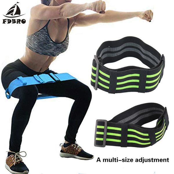 

resistance bands fdbro exercise legs thigh glute busquat non-slip design fitness circle hip band for