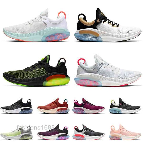 

men womens joyride run running shoes fly knit sneakers platinum tin oreo purple university red black electric green light silver ocean cube