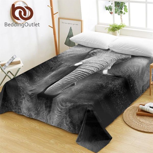 

sheets & sets beddingoutlet elephant bed 3d printed flat sheet pography linen adults black and white bedspreads queen
