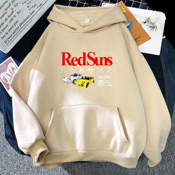 

men's hoodies & sweatshirts japanese anime initial d ae86 car drift hoodie men loose man long sleeve fashion streetwear women oversized, Black