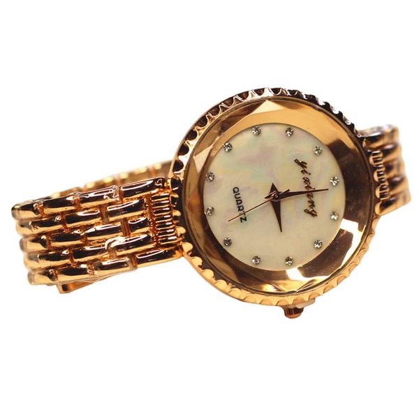 

wristwatches ladies fashion korean rhinestone rose gold quartz watch female belt women's watches clock women, Slivery;brown