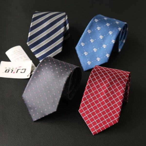 

8cm men's tie striped jacquard woven cravatta ties for man bridegroom business necktie shirt corbatas custom logo neck, Blue;purple