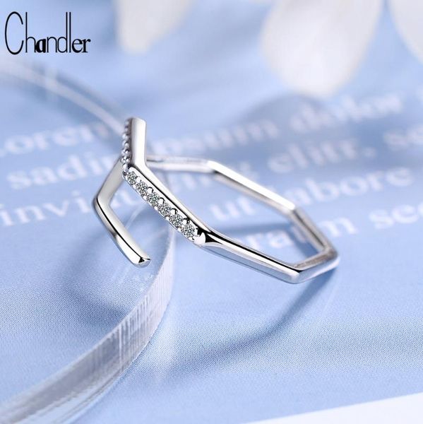 

wedding rings chandler cubic zircon geometric ring geometry finger for women men personality simple jewelry wholesale, Slivery;golden