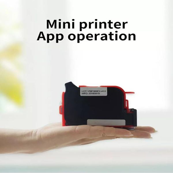 

printers mini inkjet printer portable handheld expiration date coding machine for any materials with solvent fast dry ink