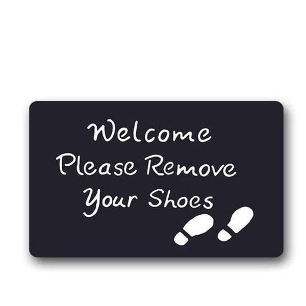 

welcome please remove your shoes flannel doormat decorative door mat bathroom indoor carpet carpets
