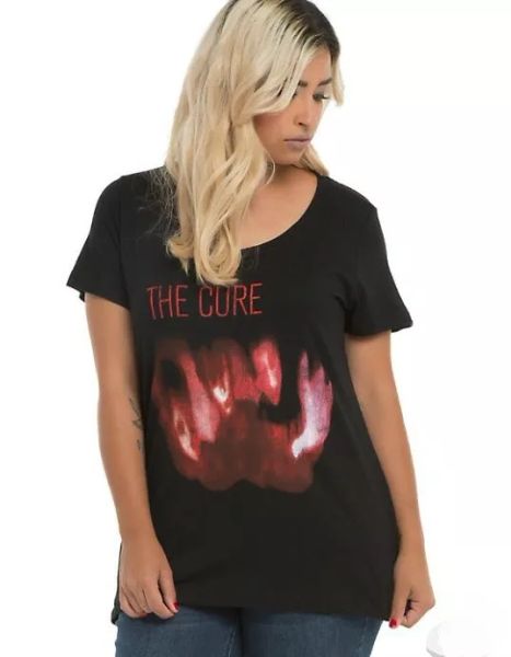 

torrid the cure pornography women's girls plus size t-shirt new 100% authentic, White;black
