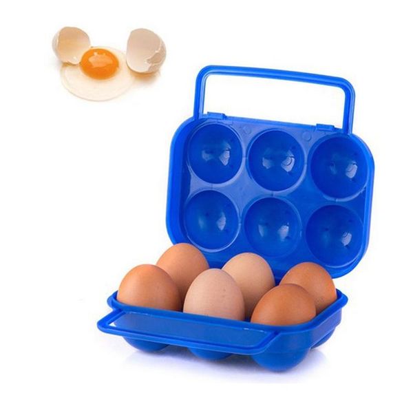

shockproof container egg carrier holder prevent eggs from cracking easy storage box for camping travel tb sale bottles & jars