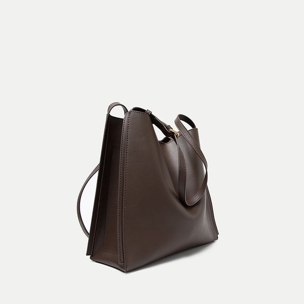 

designer bag small ck large capacity commuting bucket wind leather women mall crowd cowhide one shoulder meenger bag luxury