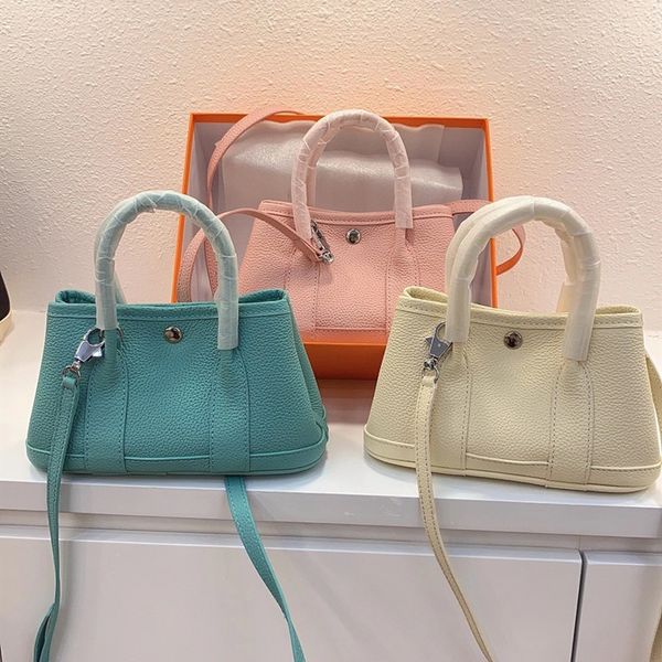 

luxury handbags 2021 new mini cowhide garden women's large capacity bucket bag one shoulder portable tote bag 01