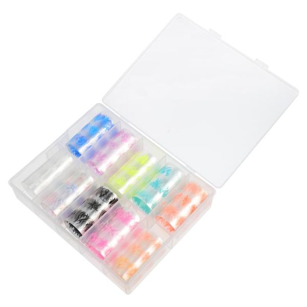 

stickers & decals 20 rolls party self-adhesive nail fashion luminous, Black