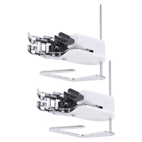 

sewing notions & tools 2pcs presser foot rolled alloy household machine stitch, Black