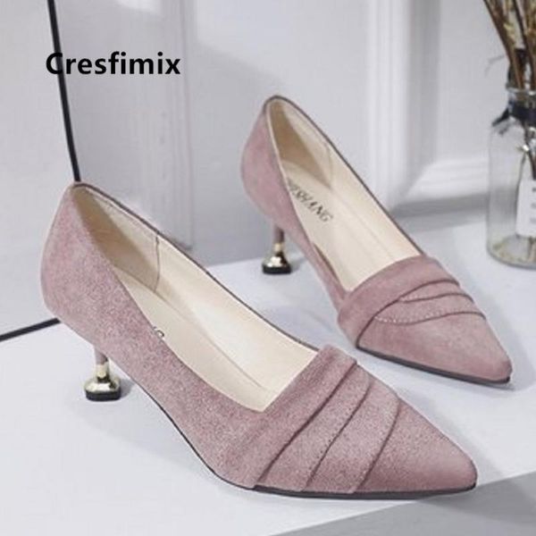 

women cute classic black office high heel shoes female pointed toe 6cm pumps femmes hauts talons e5206 dress