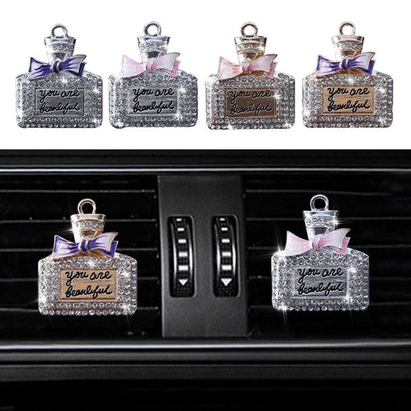 

car air freshener crystal clip-on ornament automotive fragrance diffuser interior decorations excellent gifts for driver t21e