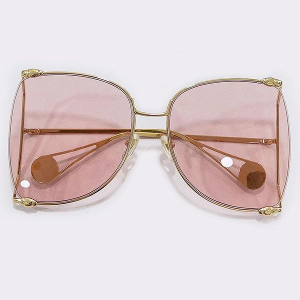 

outdoor eyewear 2021 brand designer oversized butterfly retro metal frame sunglasses for women vintage glasses oculos de sol uv400