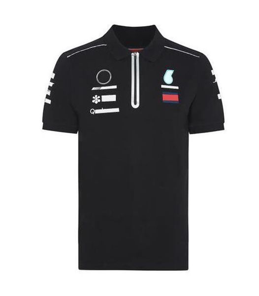 

f1-2021 racing car polo short-sleeved downhill lapel t-shirt polyester quick-drying can be customized