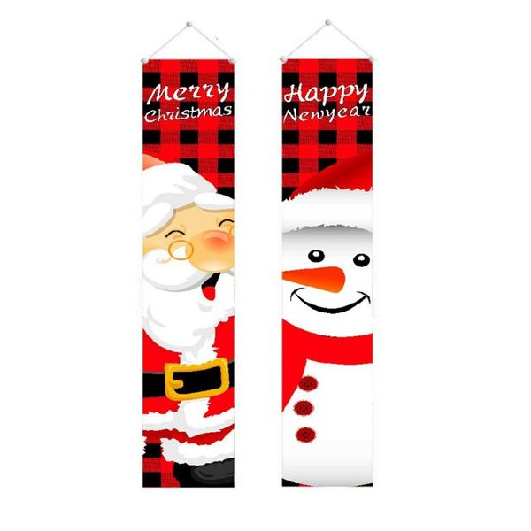 

christmas decorations door banner for home outdoor hanging ornaments xmas gifts navidad year 2022