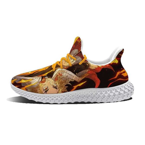 

2021 summer breathable diy sickle tanjiro pattern anime shoes fashion men's and women's sports training shoes ytzv