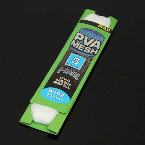 

fishing accessories pva mesh net water dissolving refill baits stocking bag universal fish tackle for baiting (500 x 2.5cm)