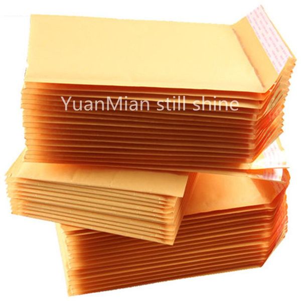 

storage bags kraft bubble envelope shockproof courier packaging waterproof 100pcs