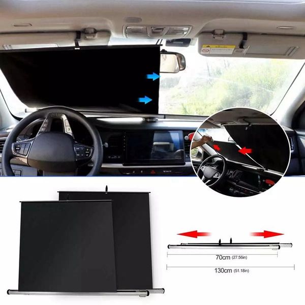 

left right car sun shade window curtain sunshade reflective aluminum foil thermal insulation