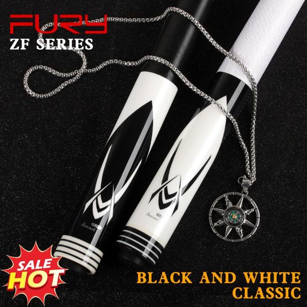 

original fury zf pool cue billiard stick 12.5mm tip maple shaft quick joint billiards kit nine ball black 8 professional cues