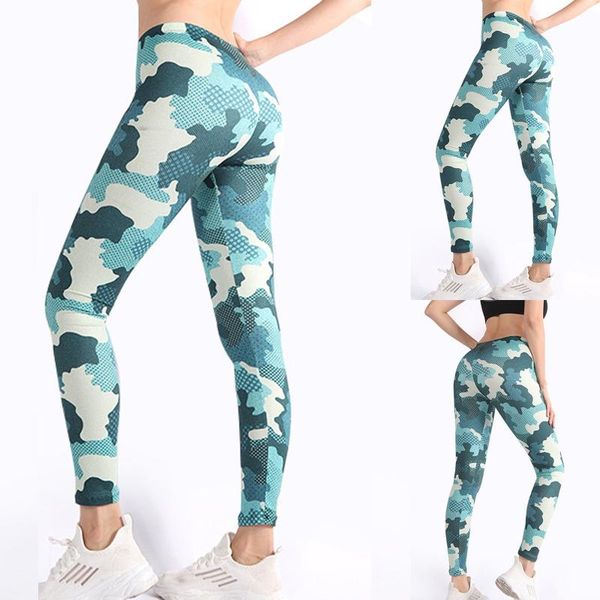 

women's yoga pant printed hip lifting pants exercise leggings stretch seamless running fitness pants#40 outfit