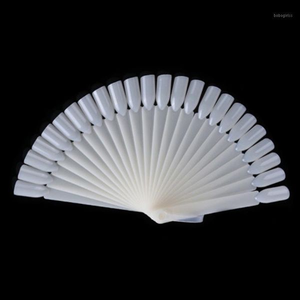 

fake nails nail sample multiple pieces flat bottom chain fan shaped polish swatch oil color card1, Red;gold