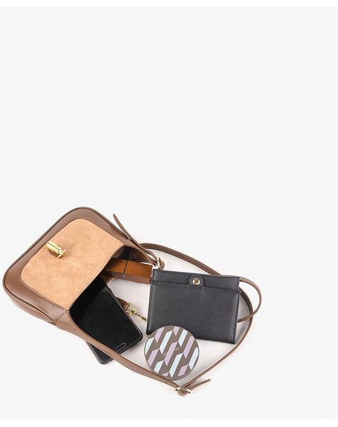 

telfar mini bags quilted leather multi pochette felicie akend zhouzhoubao123 ching saddle leather portable shoulder women's hanghhangba