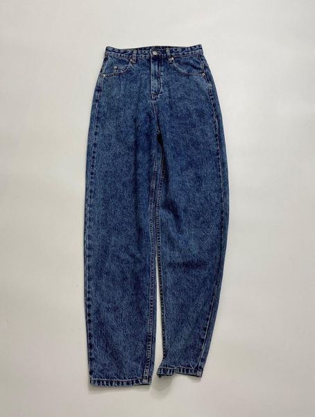 

women's jeans 2021 fashion woman navy blue denim loosetrousers pants