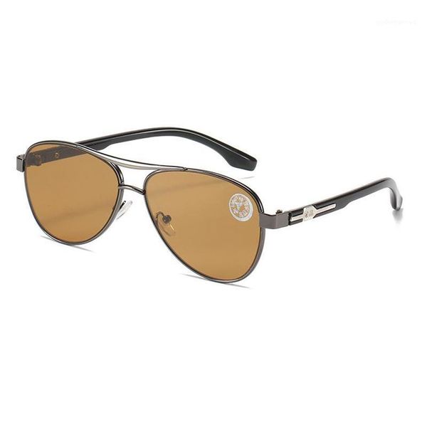 

fashion trend pilot sunglasses crystal lens shades sun eyeglasses women men driving travel spectacles tea/gray eyewear, White;black
