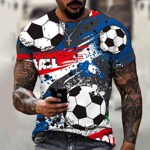 

men's t-shirts 2021 fashion 3d printed graffiti pattern short sleeve round neck t-shirt, White;black
