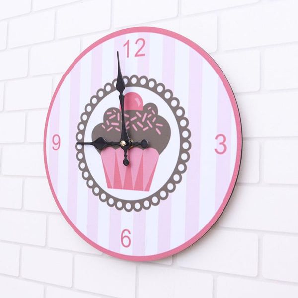 

wall clocks 14 inch cake design clock hangimh creative hanging for home (light)