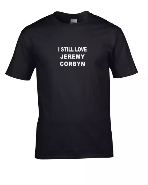 

I Still Love Jeremy Corbyn- Former Labour Leader Fan- Men's T-Shirt, White;black