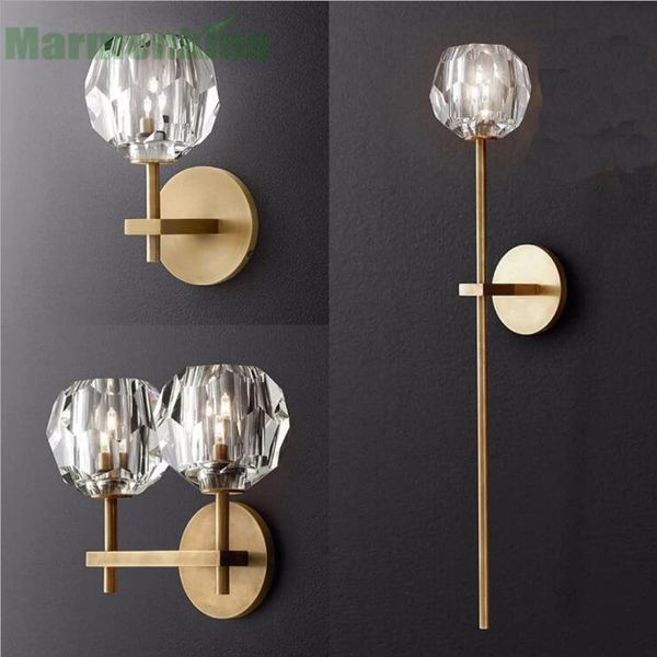 

wall lamp bedroom bedside living room aisle personality creative modern minimalist el crystal .