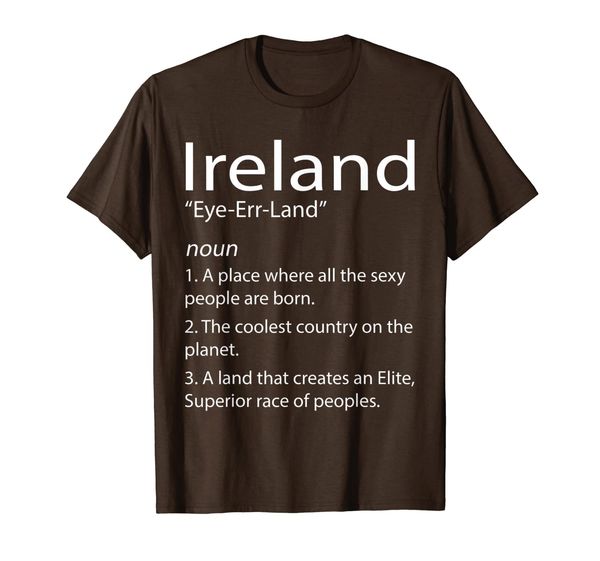 

eire - irish - st patricks day - ireland definition t-shirt, White;black