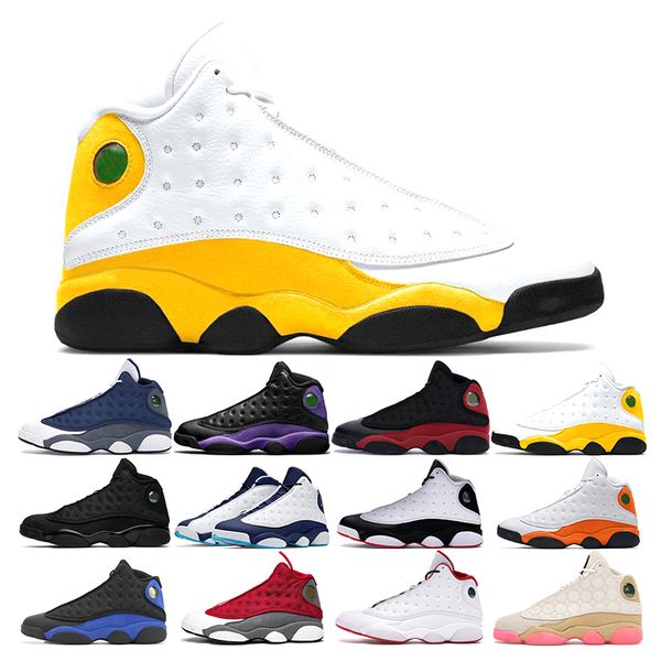 

mens basketball shoes 13s university gold court purple red flint hyper royal black cat bred olive women fashion trainer outdoor sport sneake