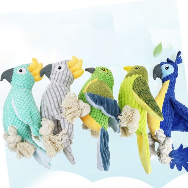 

pet puzzle interactive plush toy interesting corduroy pineapple grain sound parrot bird molar toy bite resistant