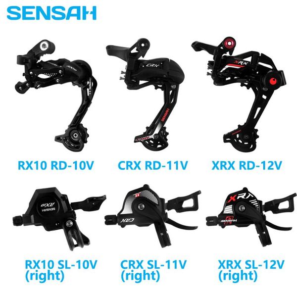 

bike derailleurs sensah mtb mountain shifters 7 8 speed rear rx10 crx xrx 10/11/12-speed compatible for m6000 m8000 m910