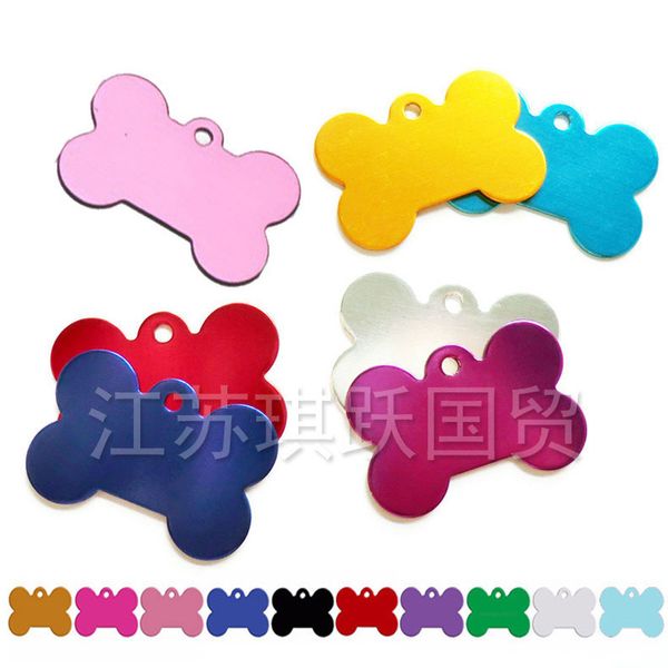 

dog tag bone pet id pet laser tag