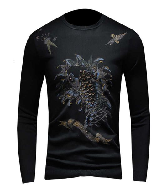 

men's hoodies & sweatshirts winter zanzea stylish male long-sleeve sweater causal neck luxury sweaters 1lb8, Black
