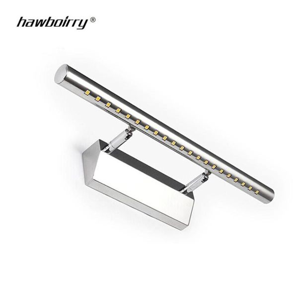 

3w/5w/7w led wall light bathroom mirror warm white /white washroon lamp fixtures aluminum & stainless steel with switch