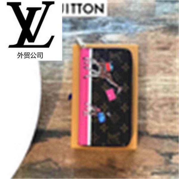 

purse brand designer luxury giraffe wallets pattern style zippy zip compact wallet women real osgd chain m62085 leather long wallet clutches