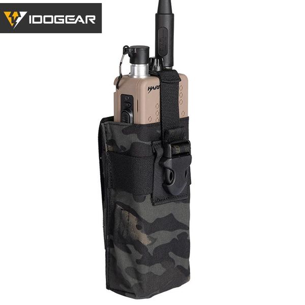 

stuff sacks idogear tactical radio pouch walkie talkie molle mbitr tri prc-148 152 outdoor 3552