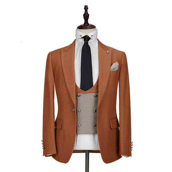 

men's suits & blazers latset chess vest wedding suits the men of ball dinner blazer groom thin three jacket + pants 5c61, White;black