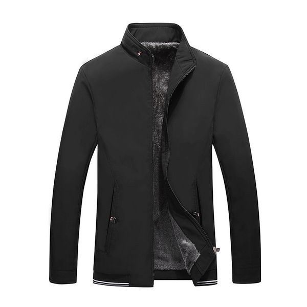 

fashion jacket men's coat solid color versatile, Black;brown